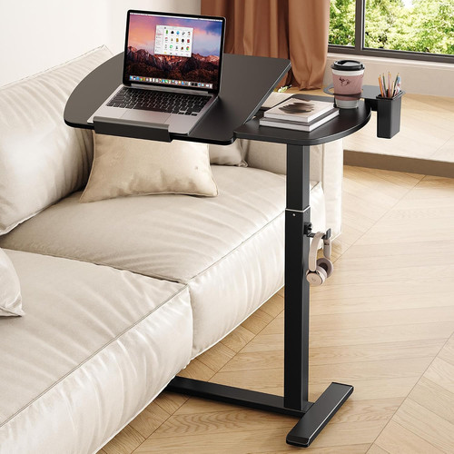 Overbed table with - table, wheels